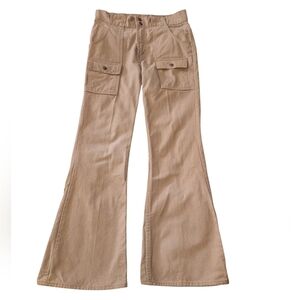 Levi’s Big E 70s Vintage Brush Cotton Khaki Flared‎ Pants Rare